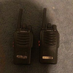 I’m selling TWO combat walkie-talkies hand